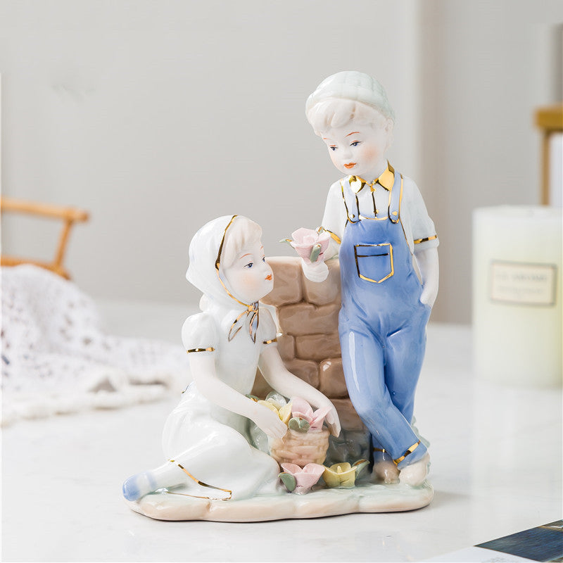 Ceramic Figures Home Decoration Handicraft Home Ornaments