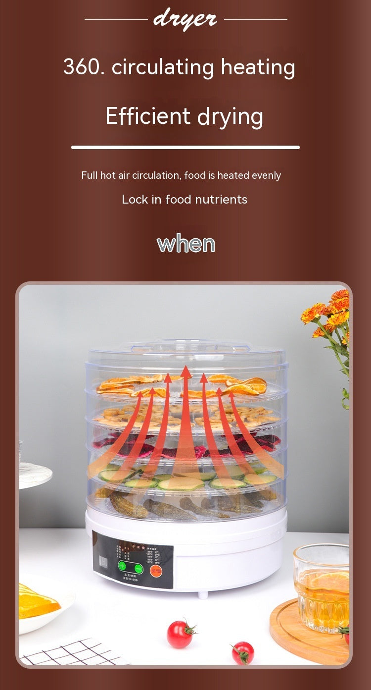 Household Fruit Dehydrator Food Small Foodstuff Dryer Appliances Home Essentials