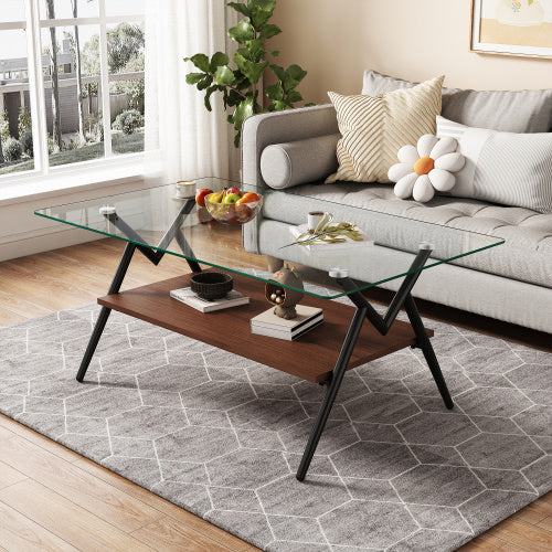 Table basse rectangulaire