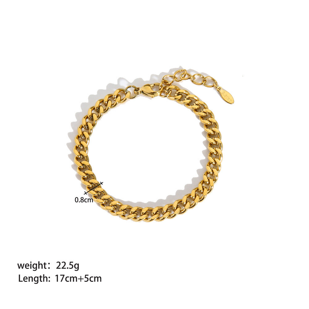 Stainless Steel Ornament Bracelet Female Jewelry/Accessories