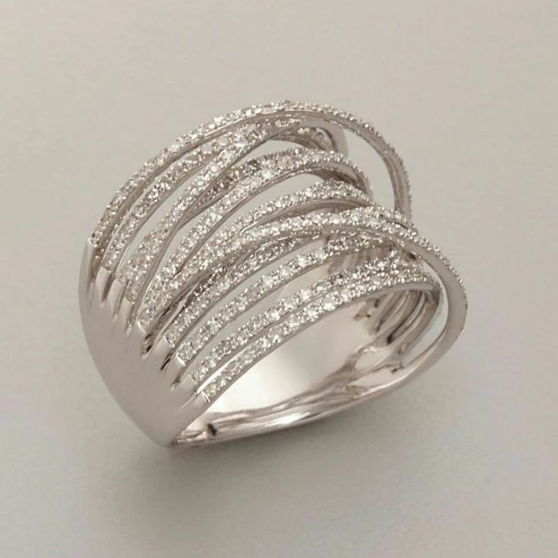 New Fashion Personality Affordable Luxury High Sense Multilayer Ring Jewelry & Accessories