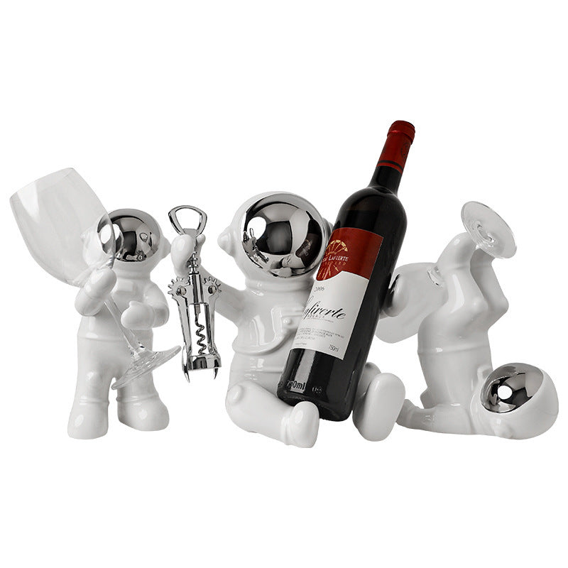 Astronaut Wine Rack Wine Cabinet TV Cabinet Decorations