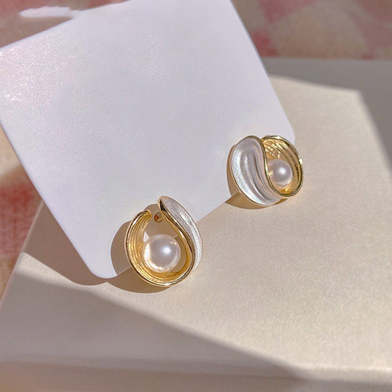 Women's Starry Sky Quicksand Design Elegant High-grade Earrings Jewelry/Accessories