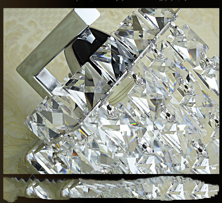 Bedside Crystal Wall Lamp Single Head Creative Simple And Modern Lighting Home Essentials