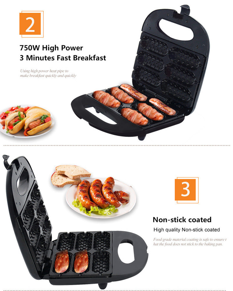 Home Hot Dog Roast Sausage Frying Machine Kitchen Gadgets Appliances Home Essentials