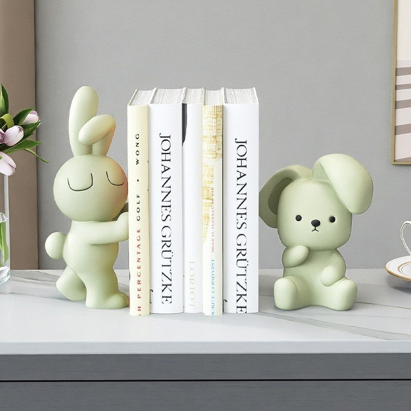 Modern Home Creative Cartoon Bookend Home Ornaments