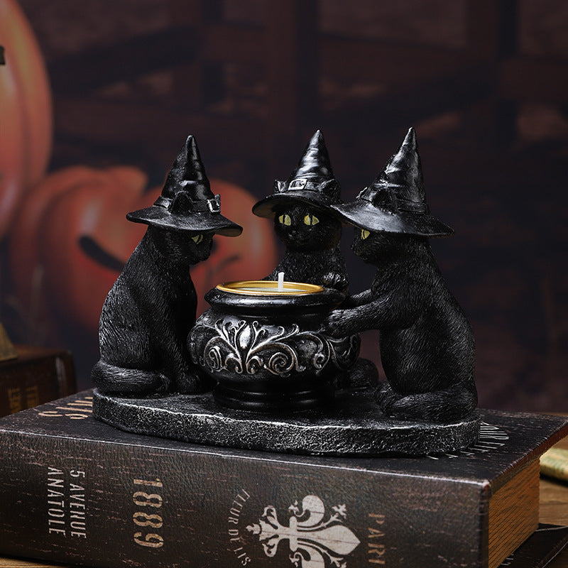 Halloween Candlestick Table Decorative Home Ornaments
