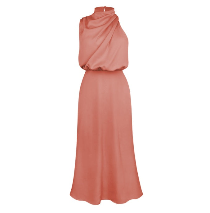 Summer Sleeveless Dress Ins Fashion Elegant Evening Party Club Clothing For Women's Garments Apparel / Clothing