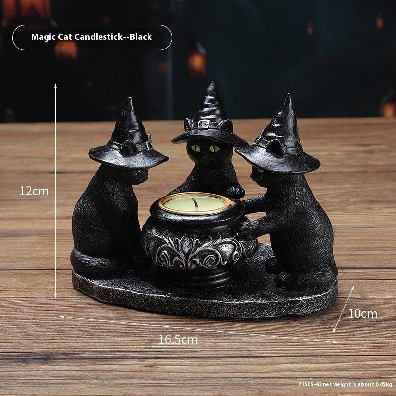 Halloween Candlestick Table Decorative Home Ornaments