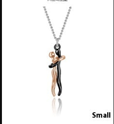 Collier avec pendentif en forme de cœur pour couple, idéal pour un anniversaire, la Saint-Valentin, style punk ou streetwear