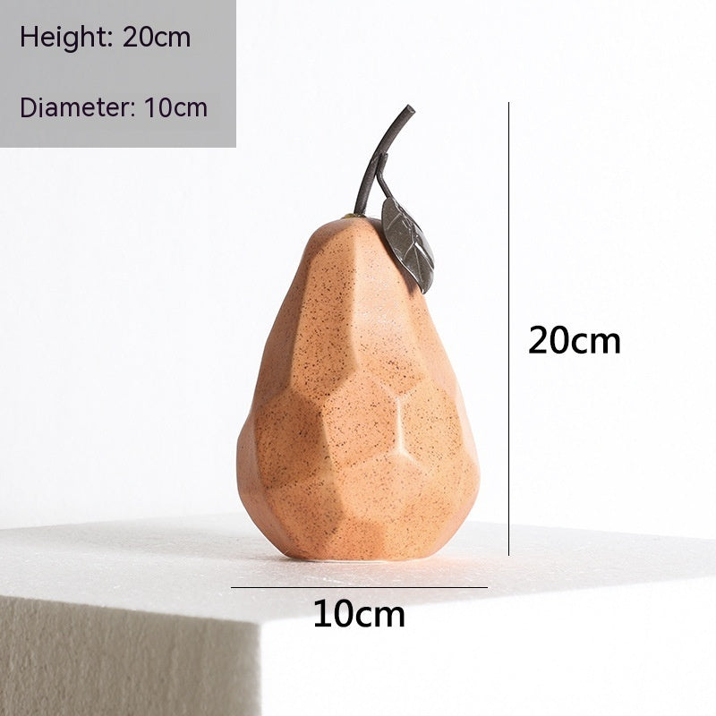 Ceramic Pear Simple Home Craft Ornaments