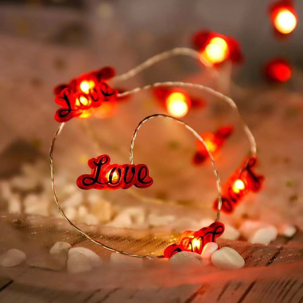 Love Rose Decorative Lamp – Holiday Ambience Light for Valentine's Day, Wedding, Anniversary & Home Decor