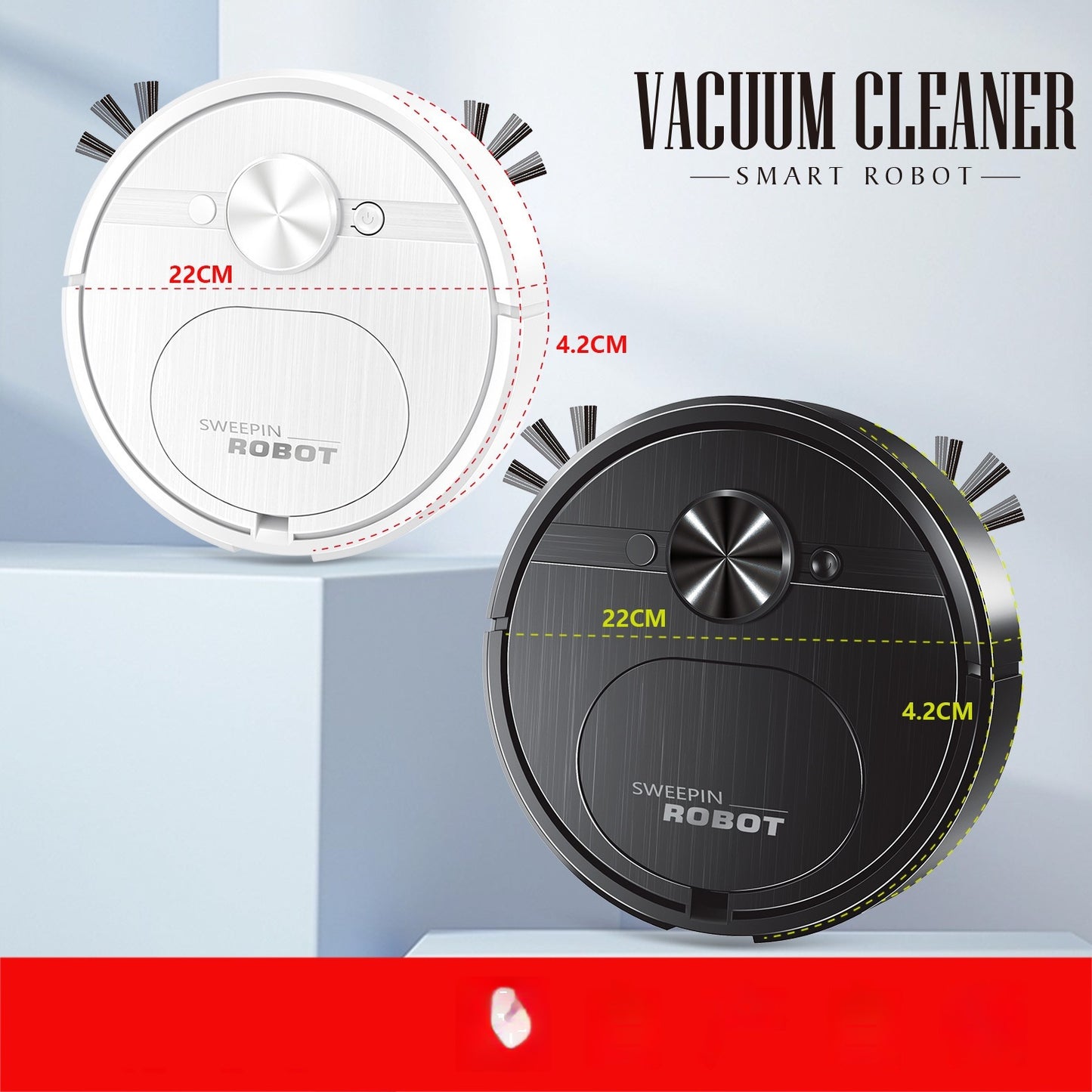 Three-in-one USB Charging Automatic Home Intelligence Cleaner Appliances Home Essentials