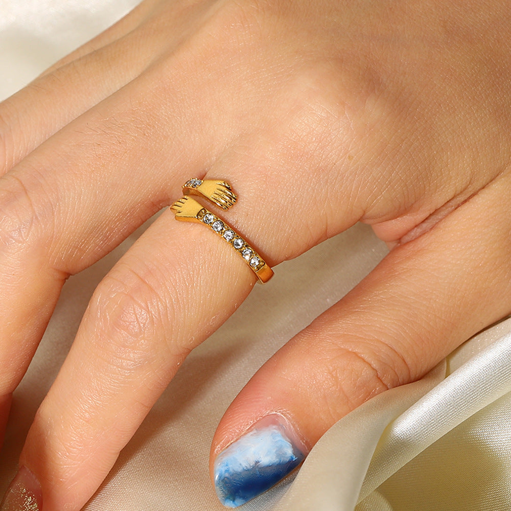 Amaryllis Exquisite Gold Ring Jewelry & Accessories