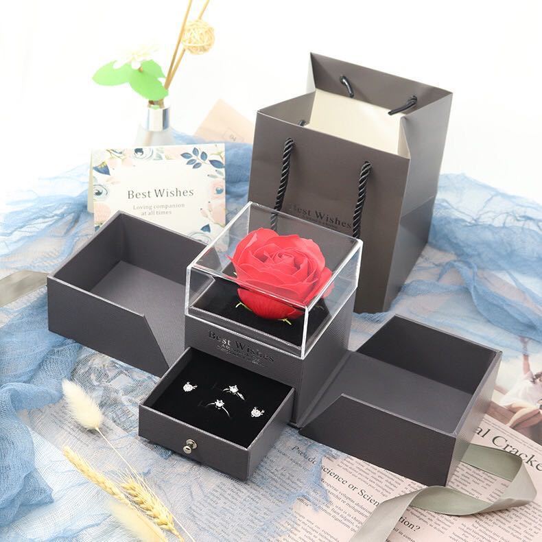 Plastic Eternal Flower – Perfect Gift for Any Occasion: Birthday, Anniversary, Wedding, Mother’s Day & More