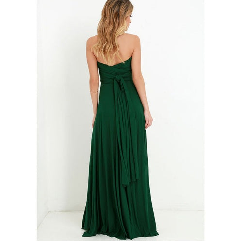 Women's Sexy Long Party Dress Club Floor-Length Summer Backless Bandage Maxi Dress Multiway Bridesmaids Boho Dress Vestidos Women's Garments Apparel / Clothing