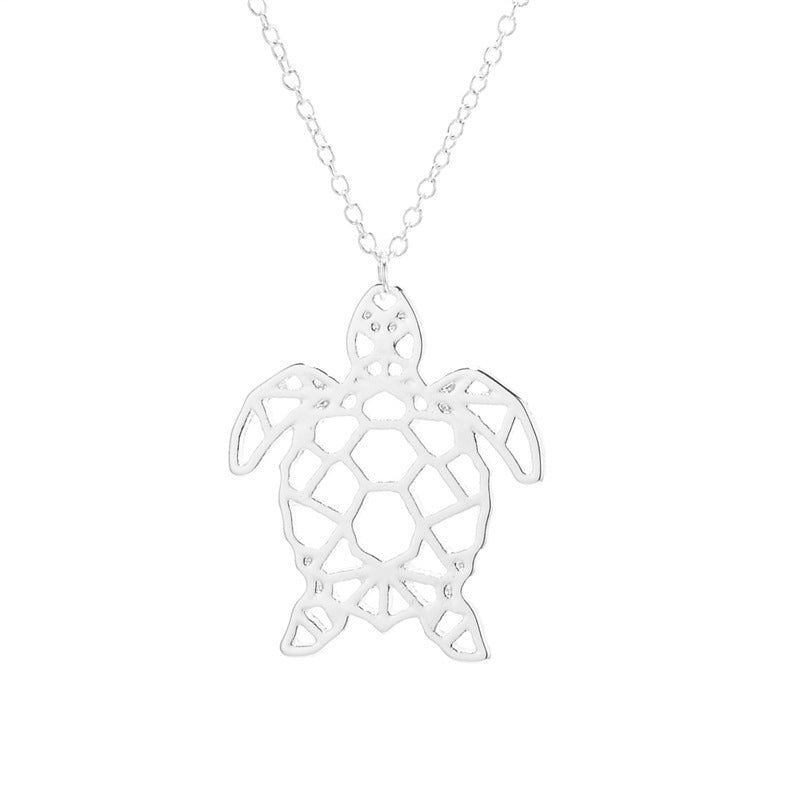 Popular Personality Jewelry Hollow Turtle Necklace Jewelry/Accessories