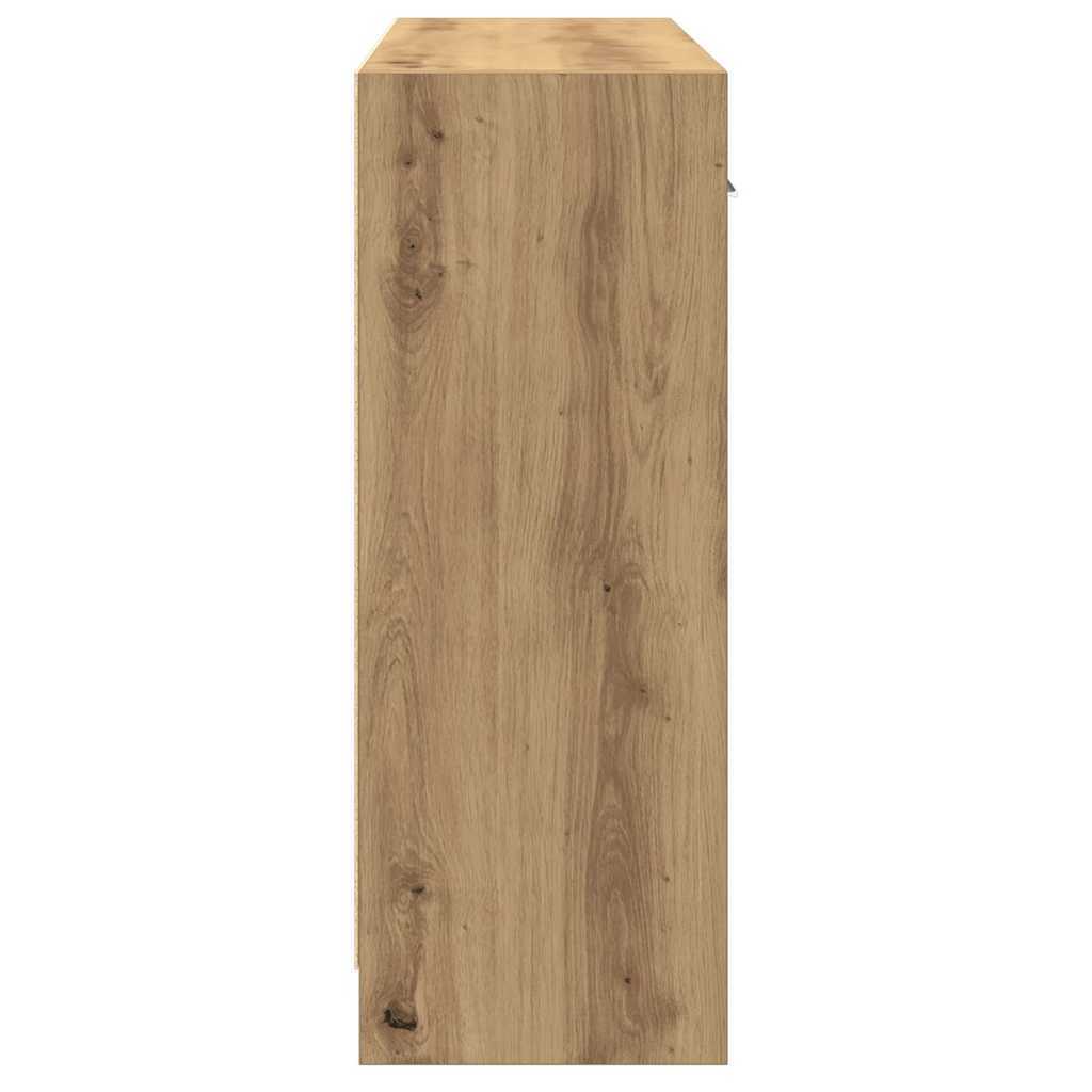 vidaXL puhvetkapp Artisan Oak 91x28x75 cm Engineered Wood