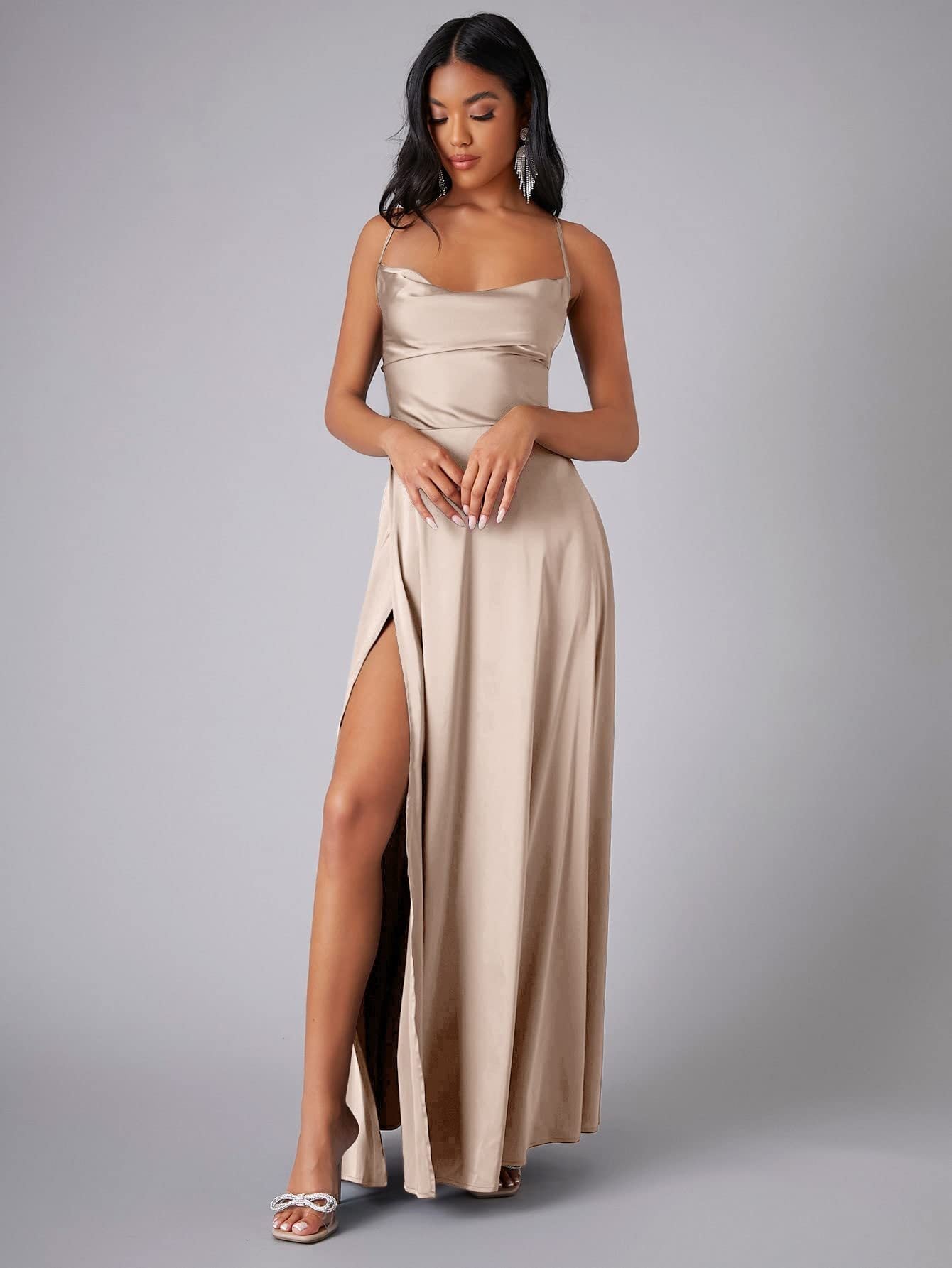 New Sexy Slimming Slim Fit Backless Waist-tight Dress Women's Garments Apparel / Clothing
