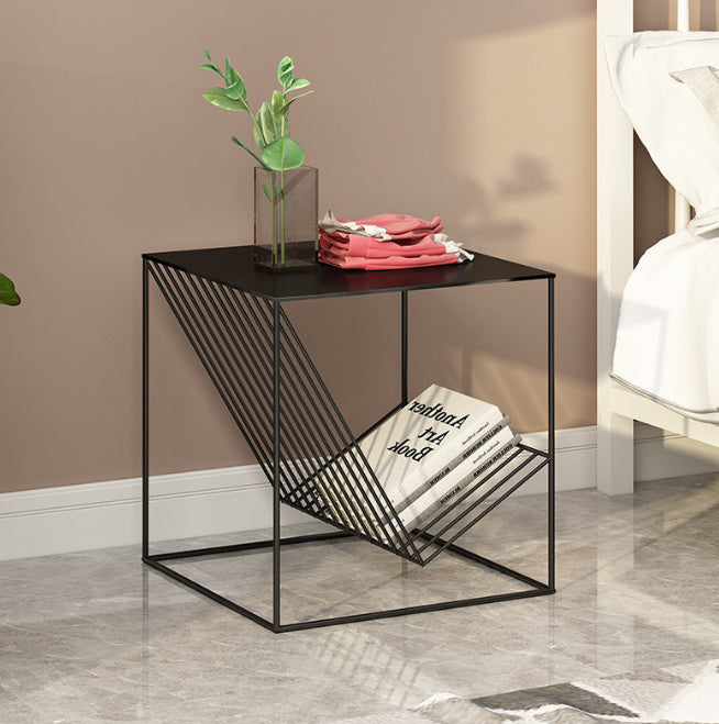 Minimalist Iron Art Side Table Corner Bedside Table Furniture