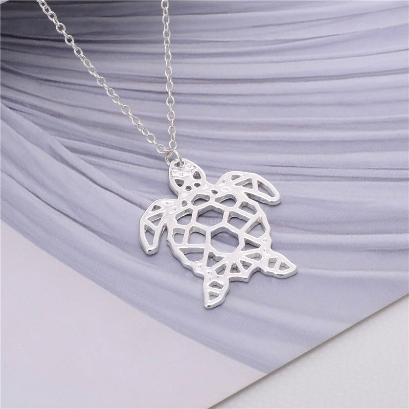 Popular Personality Jewelry Hollow Turtle Necklace Jewelry/Accessories