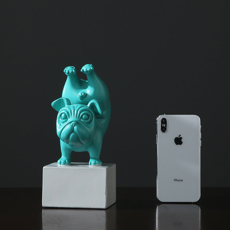 Home Creative Cute Puppy Resin Ornaments