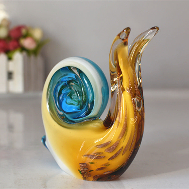 Liuli Snail Small Ornaments Home Decorations