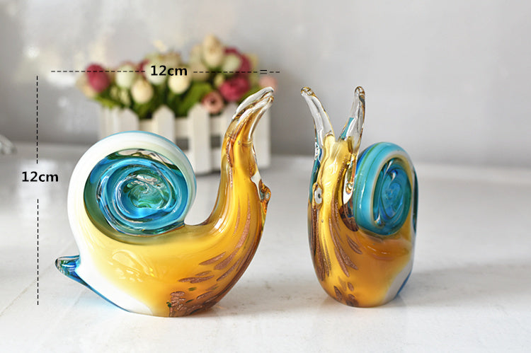 Liuli Snail Small Ornaments Home Decorations