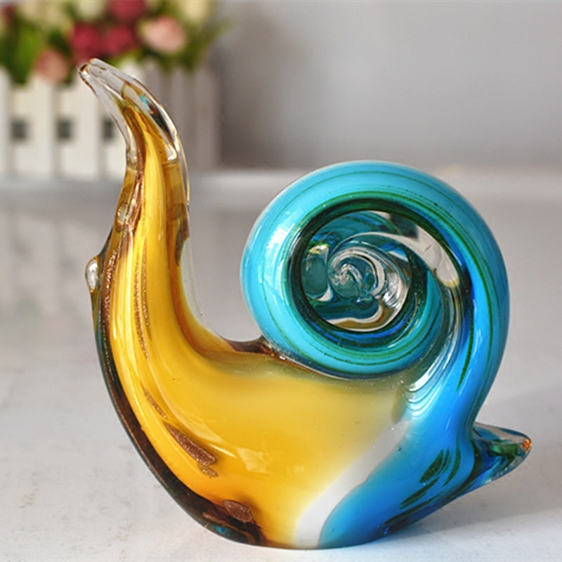 Liuli Snail Small Ornaments Home Decorations