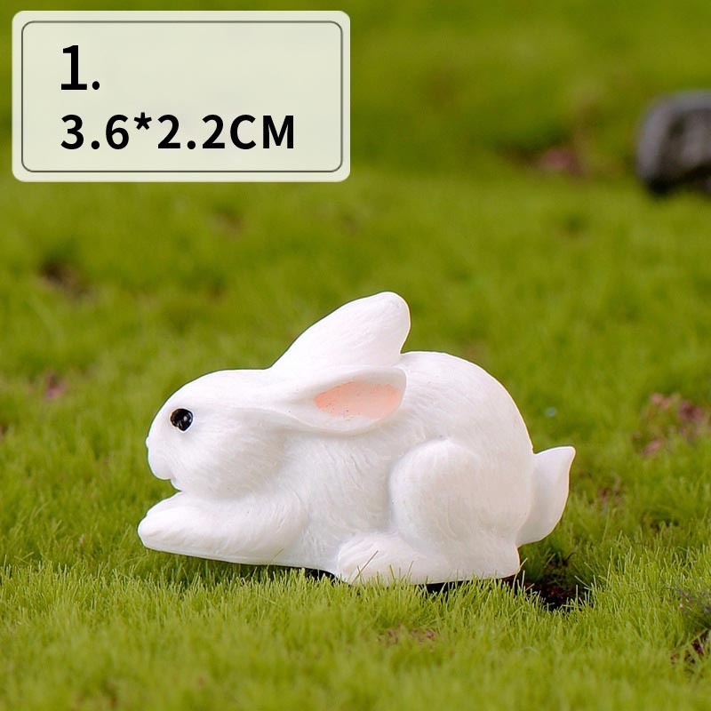 Cute Rabbit Micro Landscape Home Ornaments