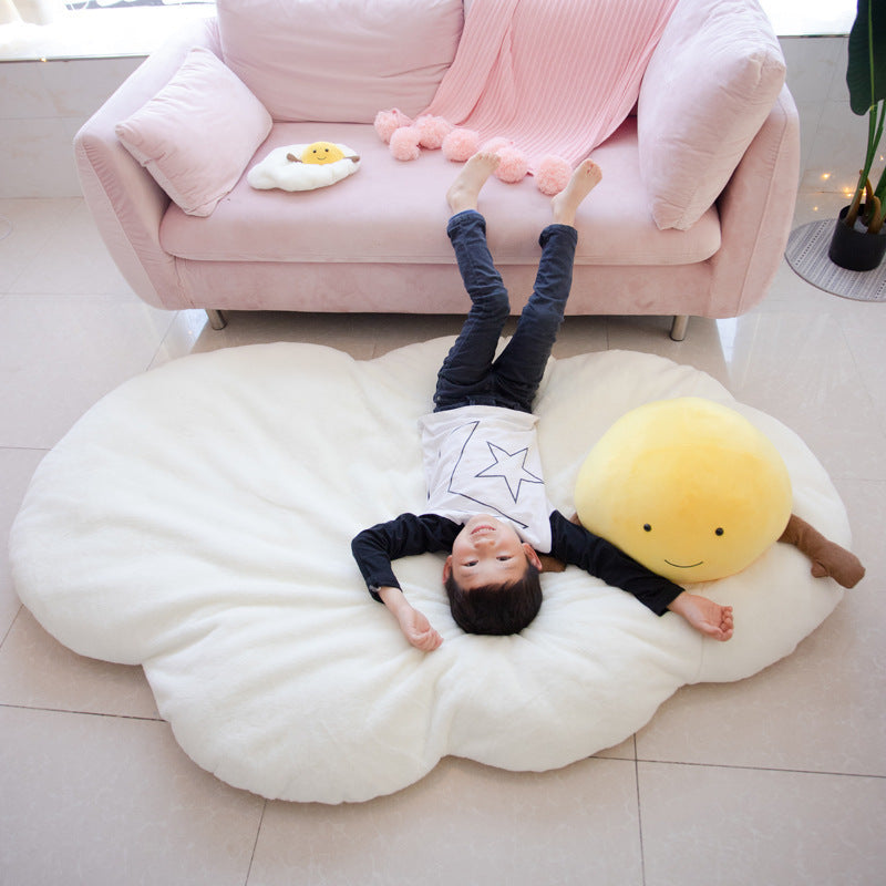 Giant yolk Egg Floor Sofa Mat 1,7M Big Poached egg Bbay floor Game Mat Lazy Sofa Japan Floor Bed sofa