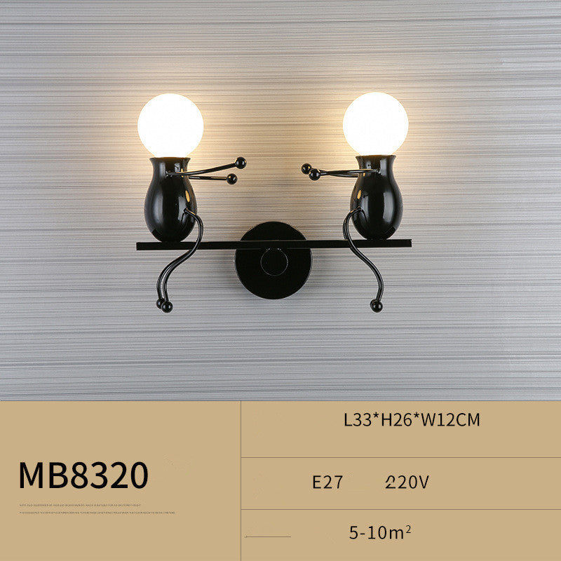 Postmodern Creative Wall Lamp Children's Wall Lamp Bedside Lamp Creative Lamp Lighting Home Essentials