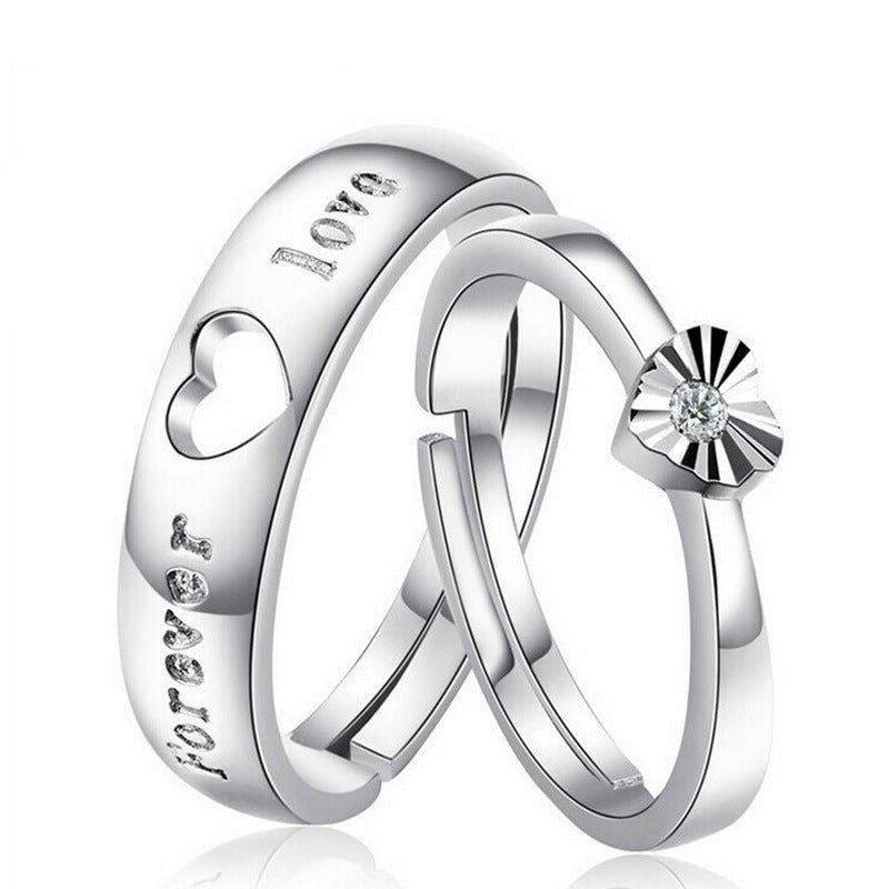 Korean Jewelry Couple Exquisite Ring Jewelry/Accessories