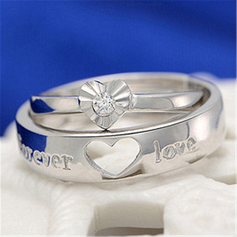 Korean Jewelry Couple Exquisite Ring Jewelry/Accessories