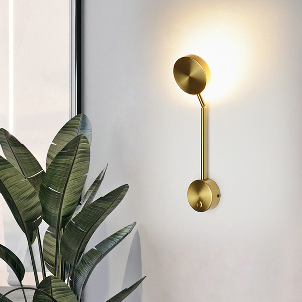 Bedside Lamp Wall Lamp Rotary Key Lamp Wall Lamp Background Wall Decoration Lighting Home Essentials