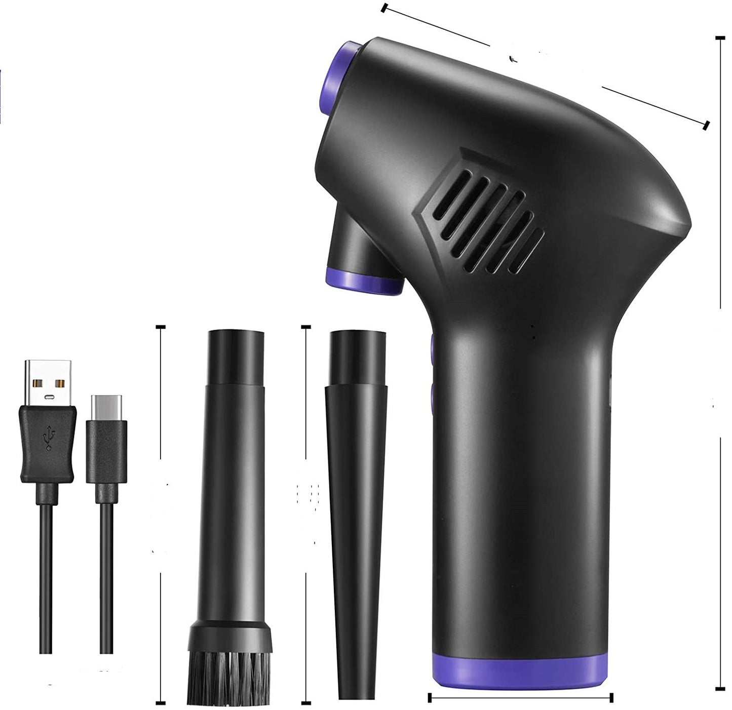 Cordless Air Duster Compressed Air Blower Electric Air Duster for Computer Keyboard Camera Cleaning Small Appliances Home Essentials