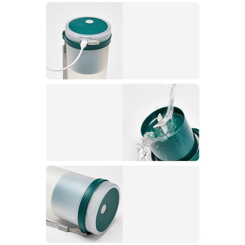 Portable Juicer Small Rechargeable Mini Frying Juicer Electric Juicer Cup Appliances Home Essentials