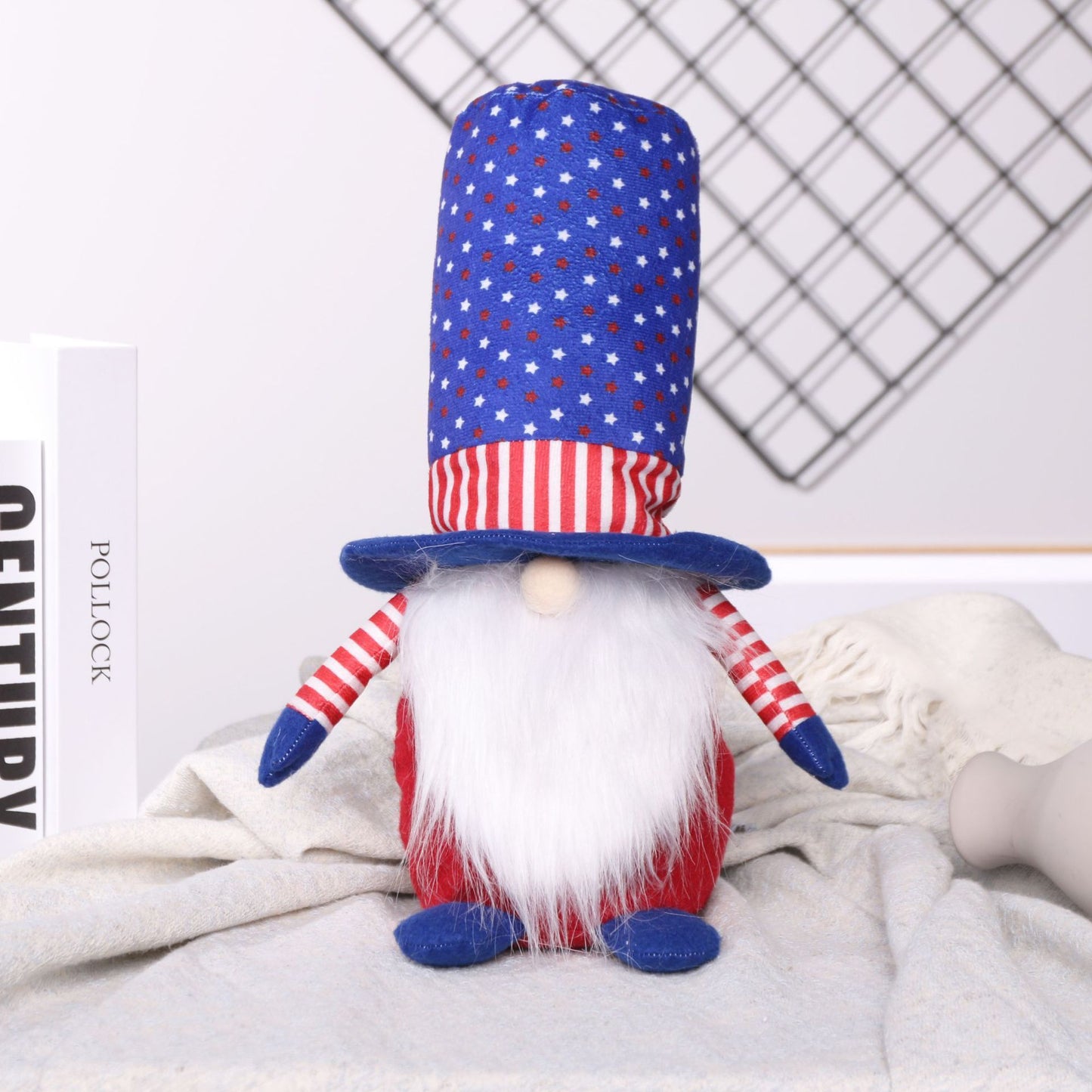 American Independence Day Decoration Flag Faceless Old Man Doll Ornament Rudolph Home Ornaments
