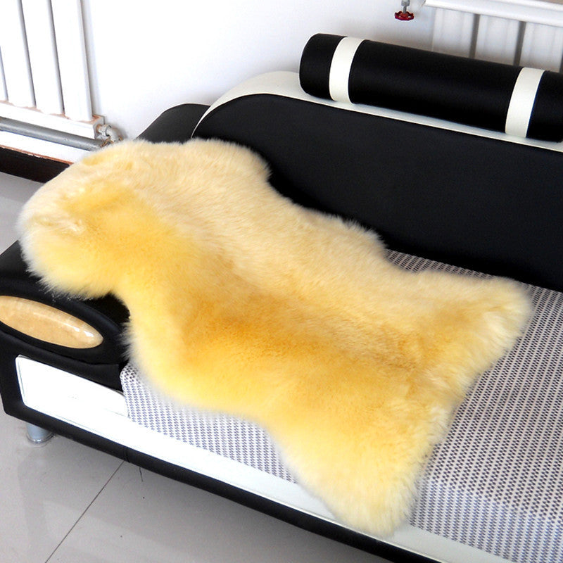 Sheepskin Wool Sofa Cushion