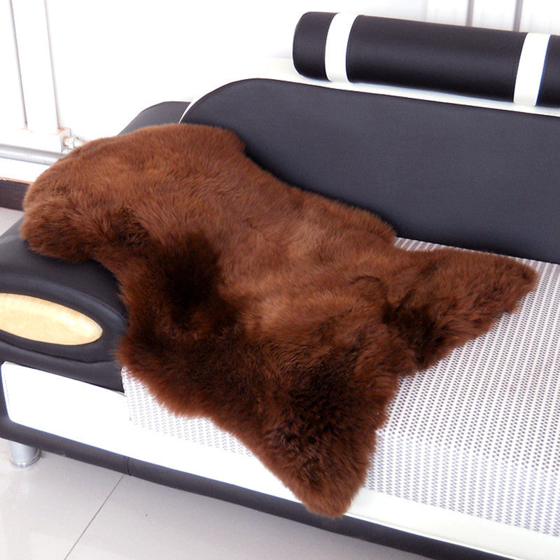 Sheepskin Wool Sofa Cushion