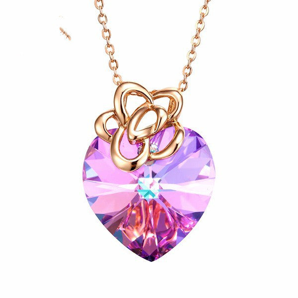 Jewelry Wholesale Fashion Colorful 925 Heart Pendant Jewelry/Accessories