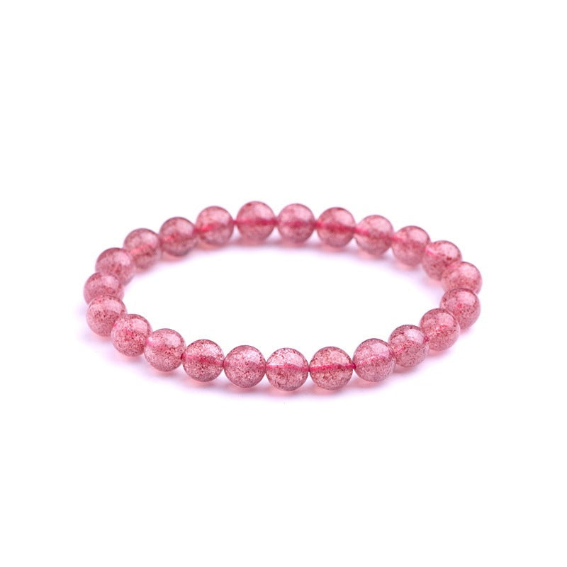 Feng Pigeon Blood Red Ice Seed Natural Strawberry Crystal Bracelet Jewelry/Accessories