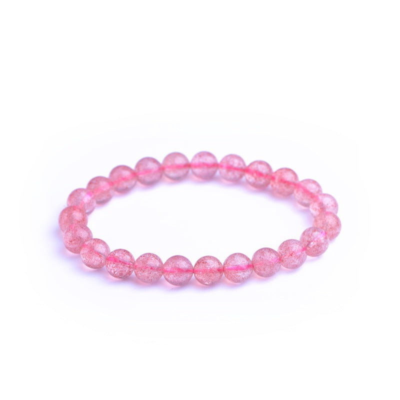 Feng Pigeon Blood Red Ice Seed Natural Strawberry Crystal Bracelet Jewelry/Accessories