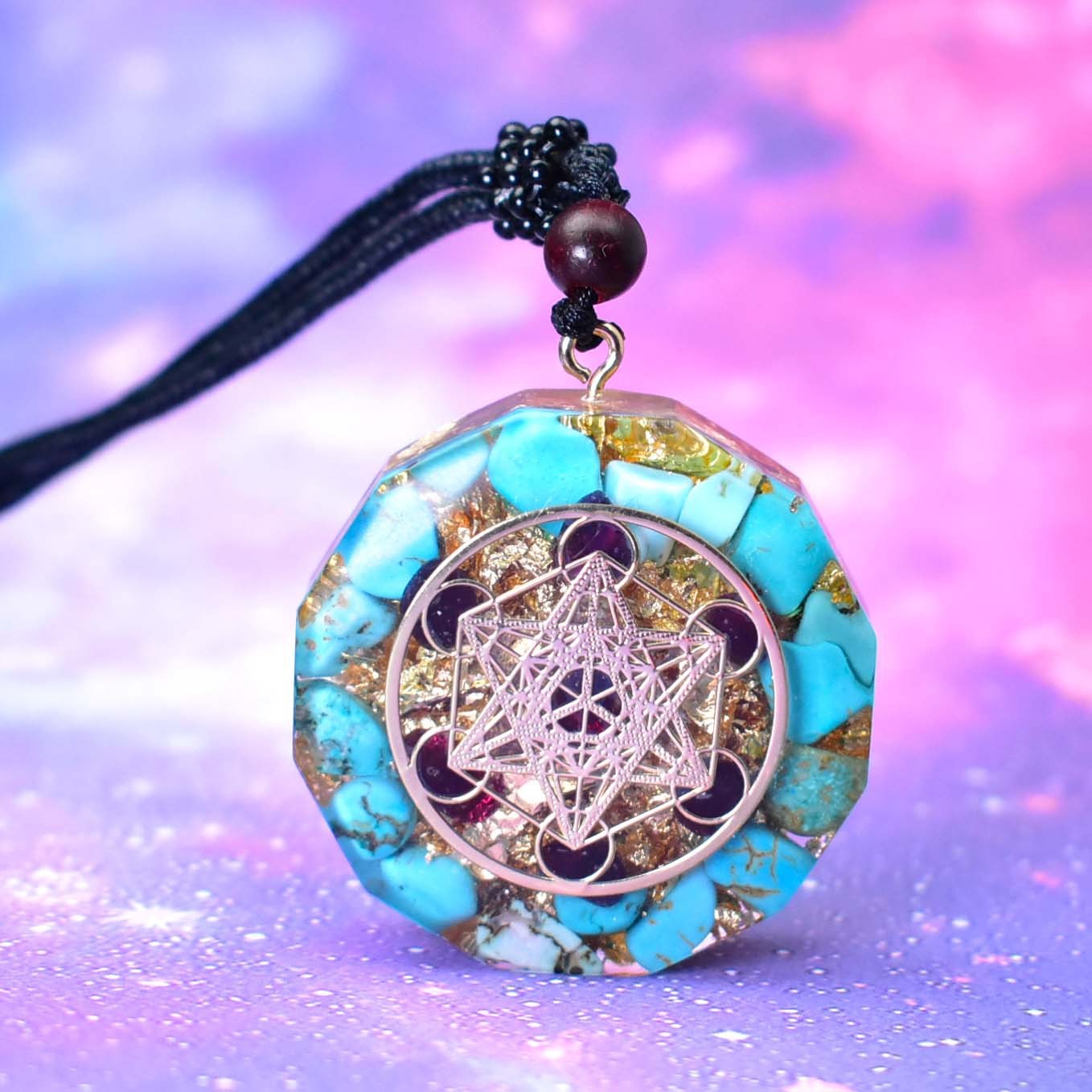 Natural Crystal Seven Chakra Pendant Jewelry/Accessories
