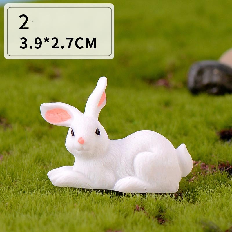 Cute Rabbit Micro Landscape Home Ornaments