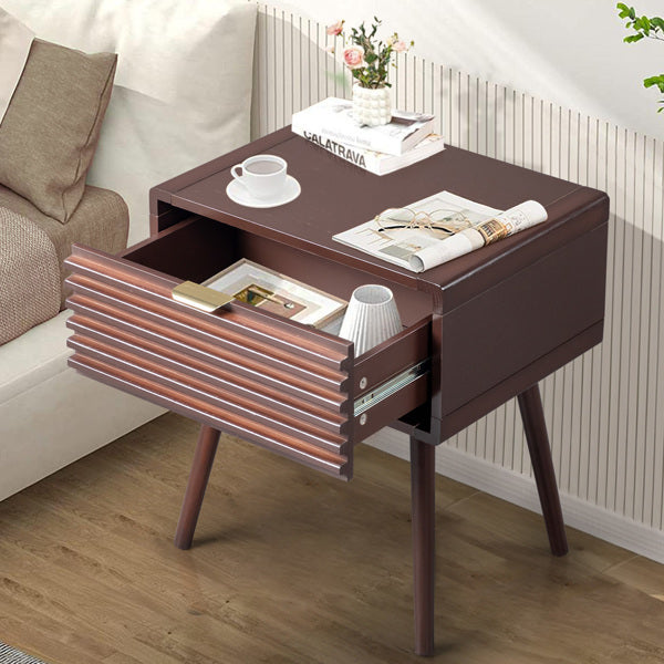 49x37.5x55cm 1 Drawer Bedside Table