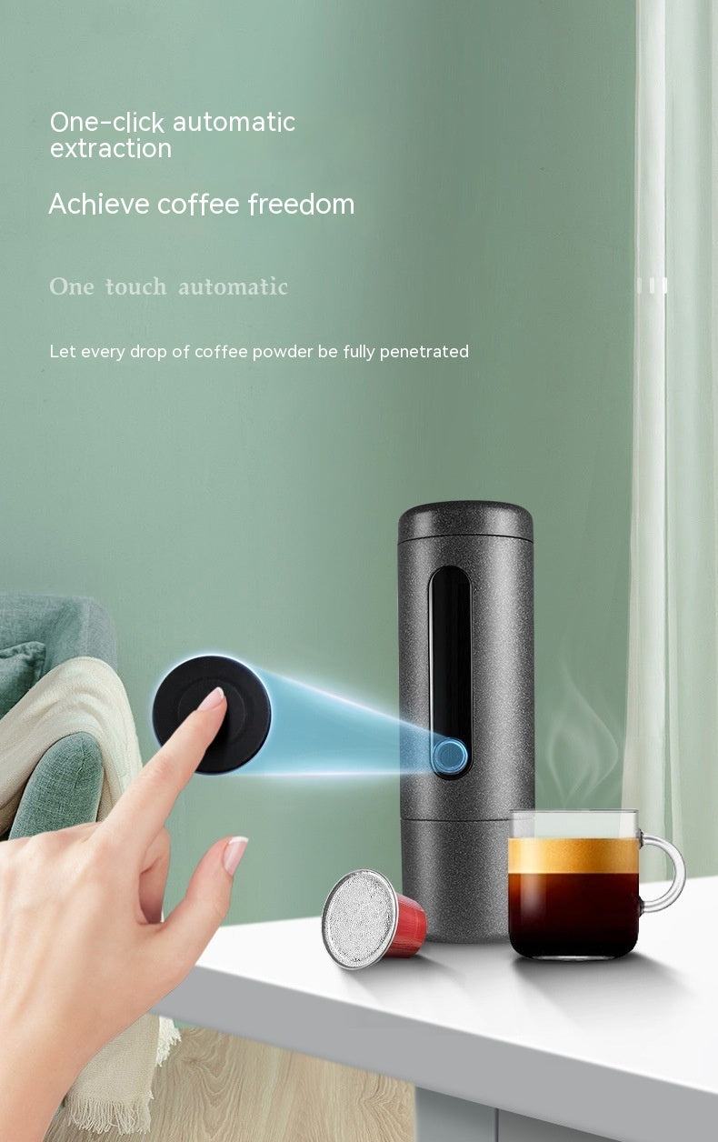 Coffee Machine Travel Portable Outdoor Small Concentrated Mini Capsule Ground Coffee Dual-use Appliances Home Essentials
