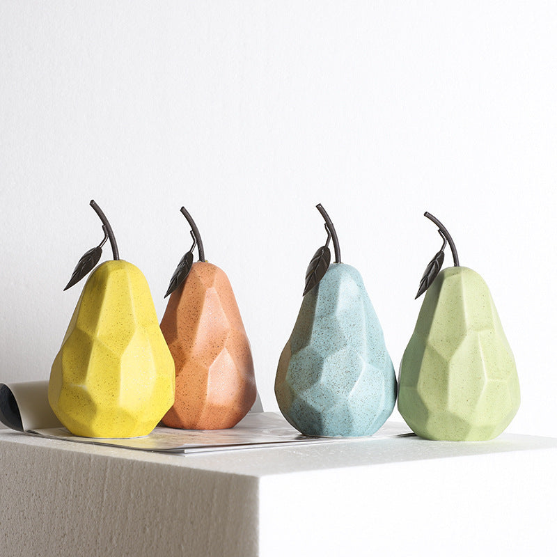Ceramic Pear Simple Home Craft Ornaments
