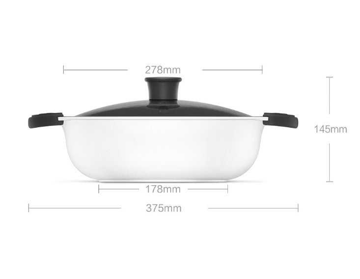 Integrated Casting Two-flavor Hot Pot Appliances Home Essentials