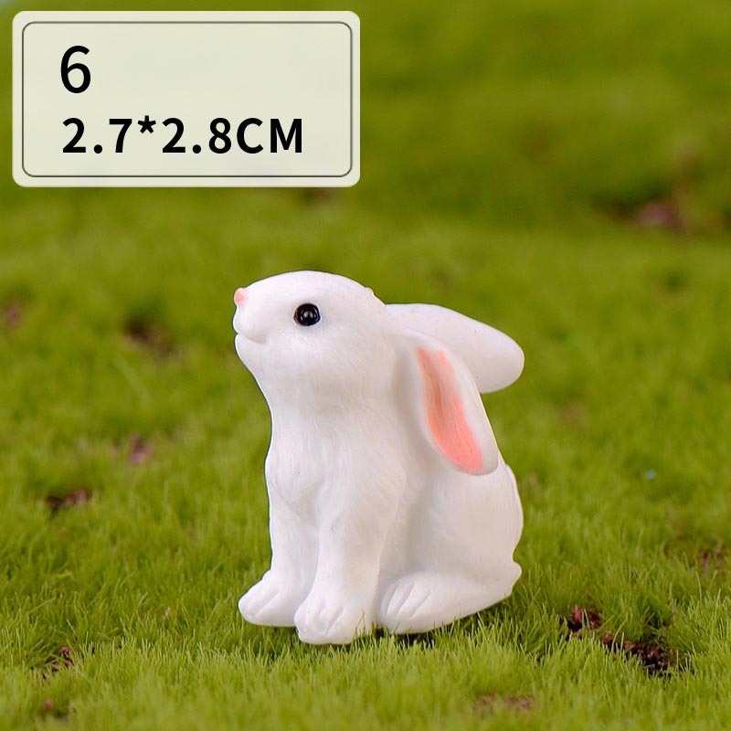 Cute Rabbit Micro Landscape Home Ornaments